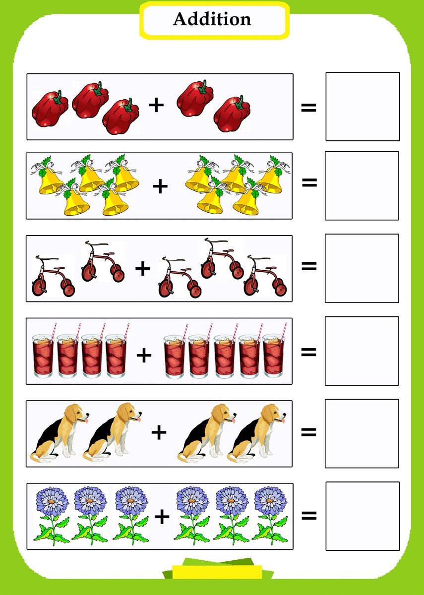 fun math worksheet addition