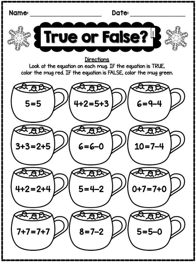 fun math worksheet children