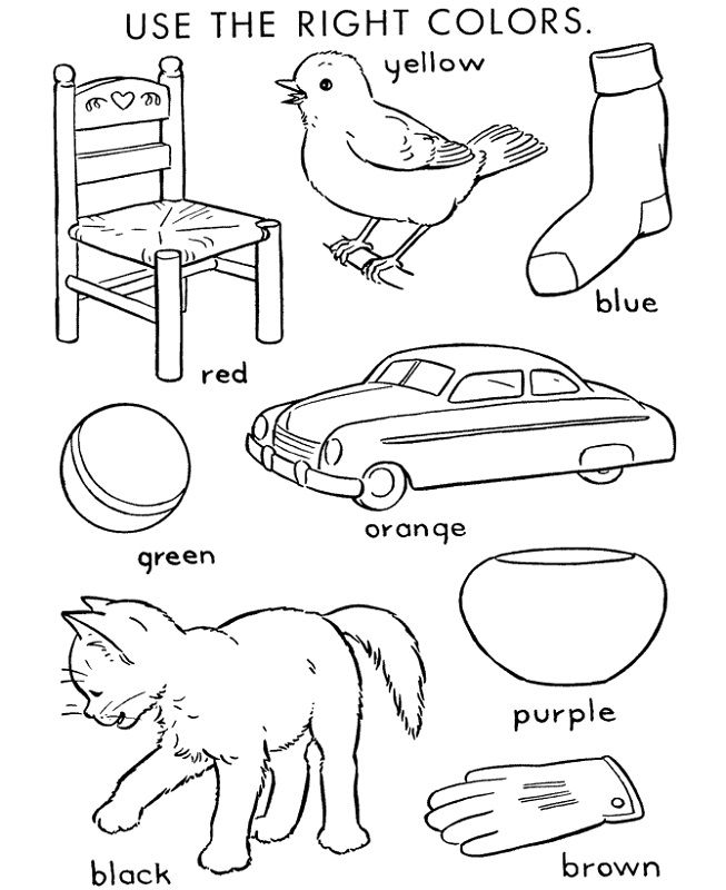 Fun Worksheets For Kids Trace And Color Worksheets To Develop Pen