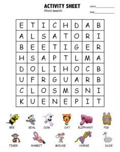 Printable Word Search for Kids | Activity Shelter