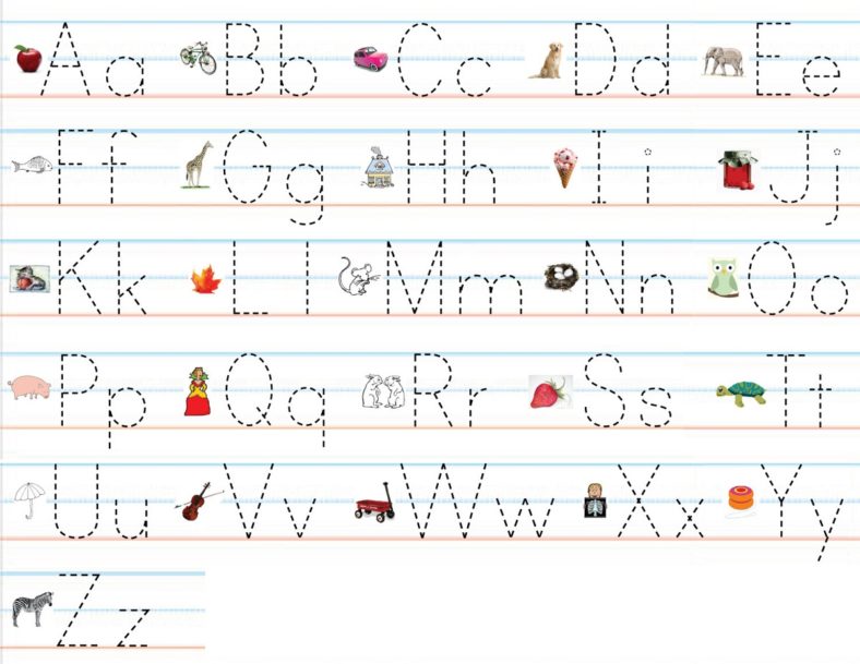 Alphabet Practice Worksheets to Print Activity Shelter