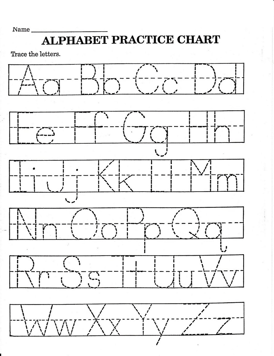 Alphabet Practice Worksheets to Print Activity Shelter
