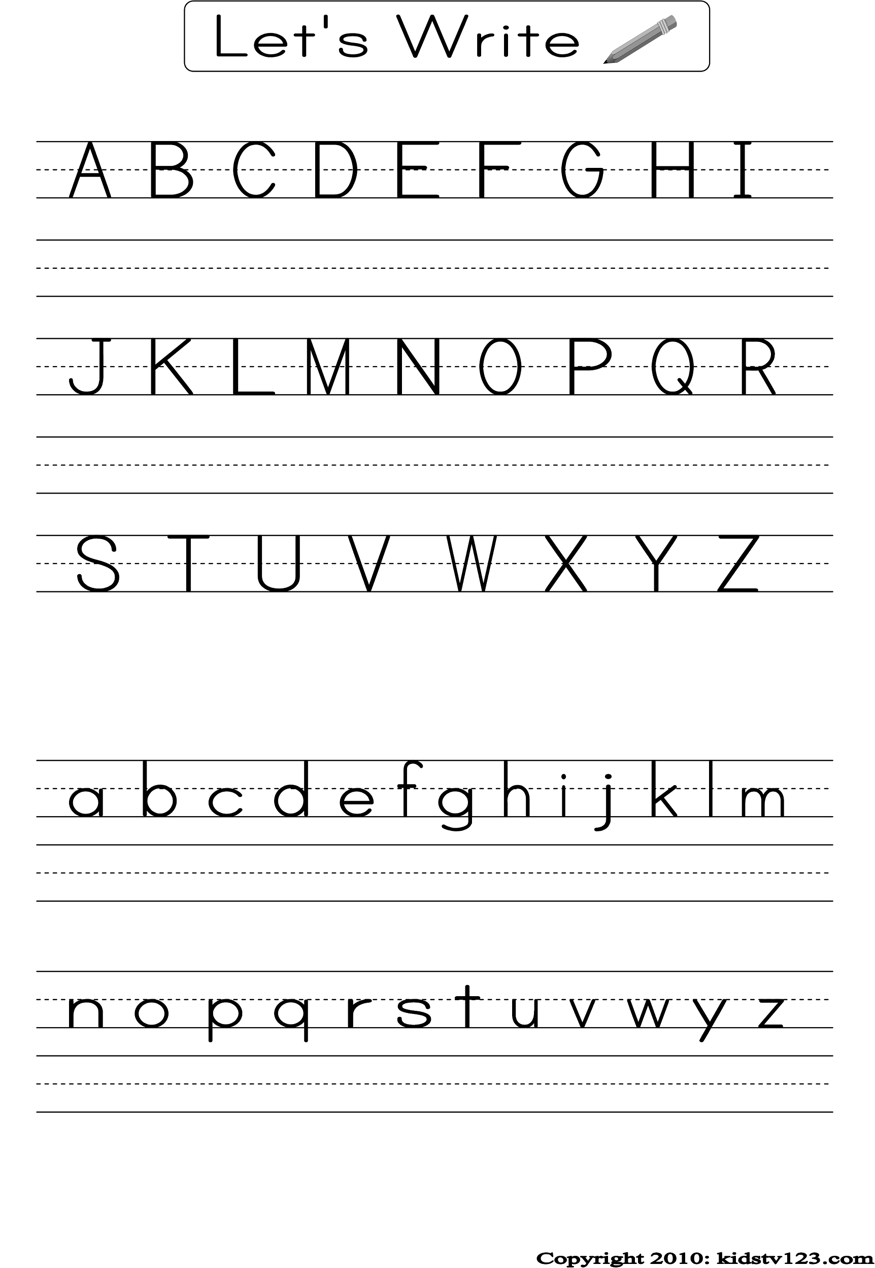 Alphabet Practice Worksheets To Print Activity Shelter Alphabet Practice Worksheets To Print Activity Shelter