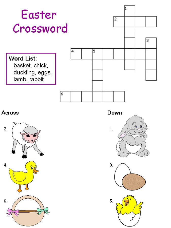 crossword puzzles for kids free