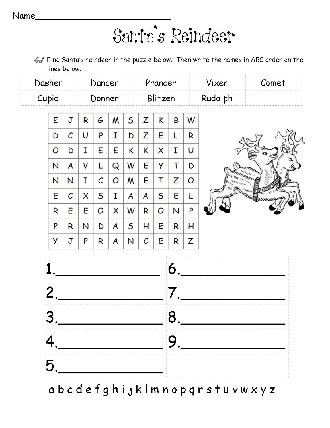 easy word search puzzles to print