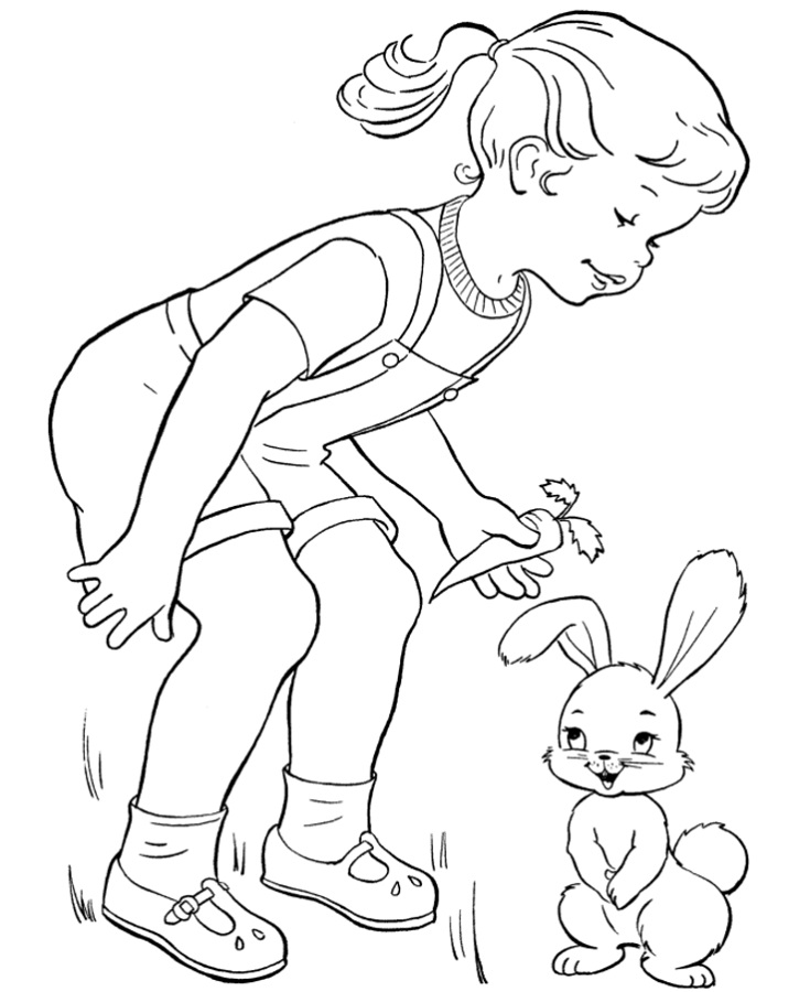 activity pages for kids rabbit