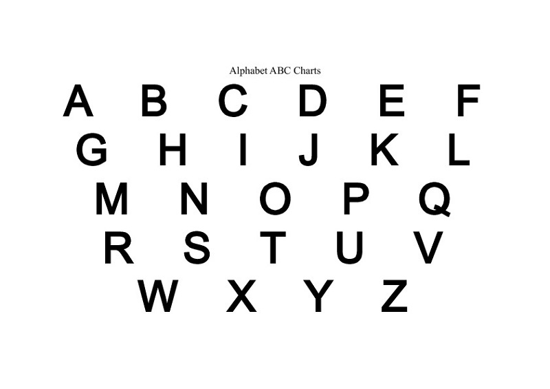 capital letter alphabet free