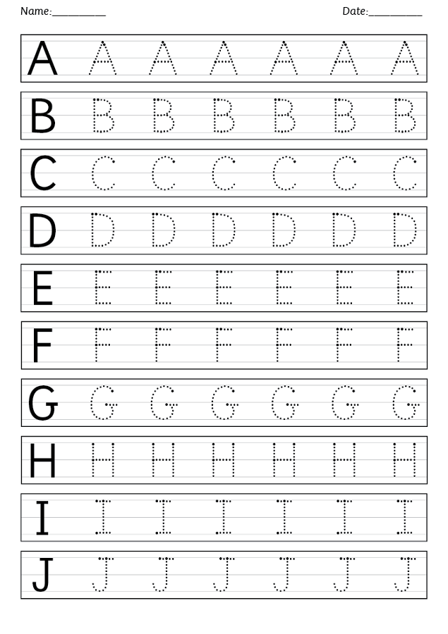capital letters worksheets printable