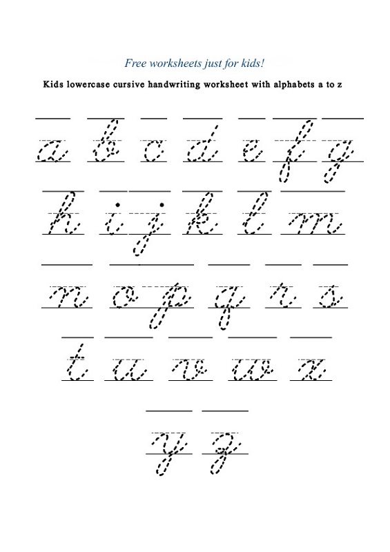 Free Handwriting Worksheets for Kids | Activity Shelter