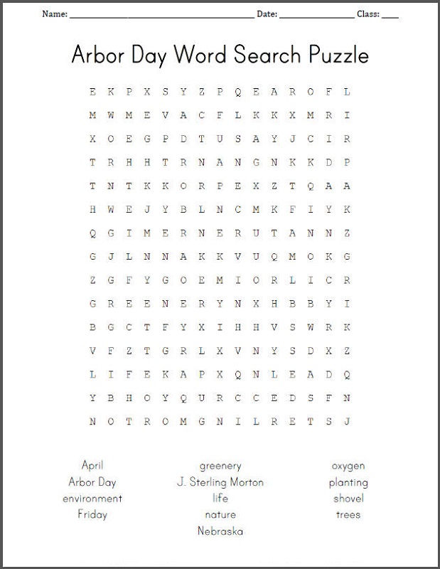 free puzzle worksheets arbor
