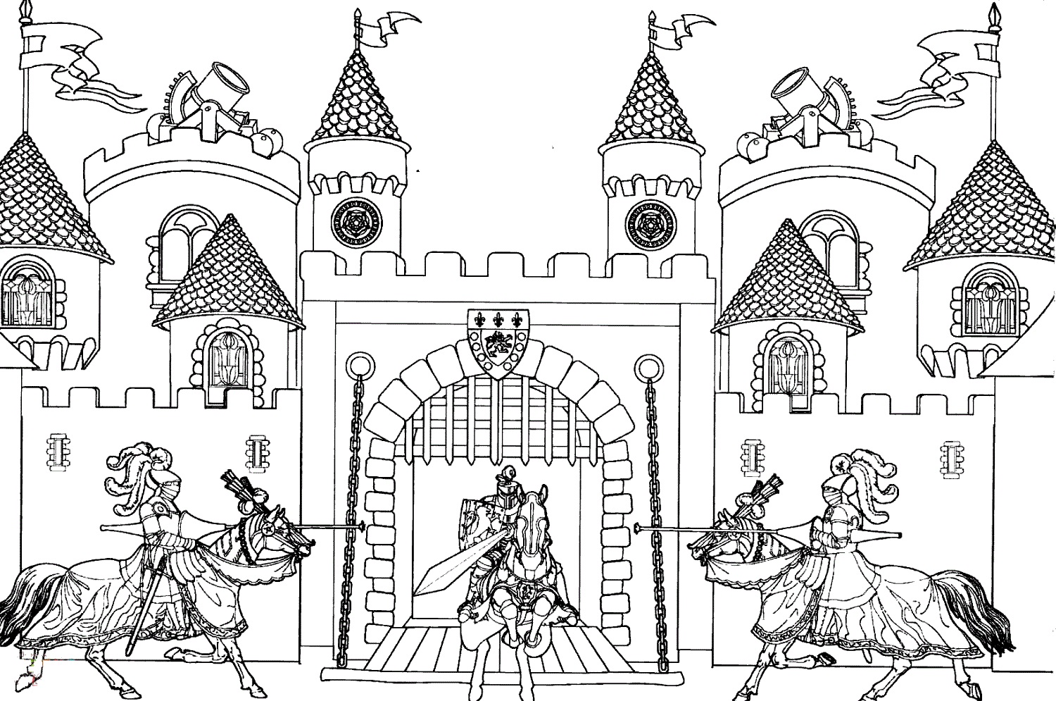 medieval activities for kids castle
