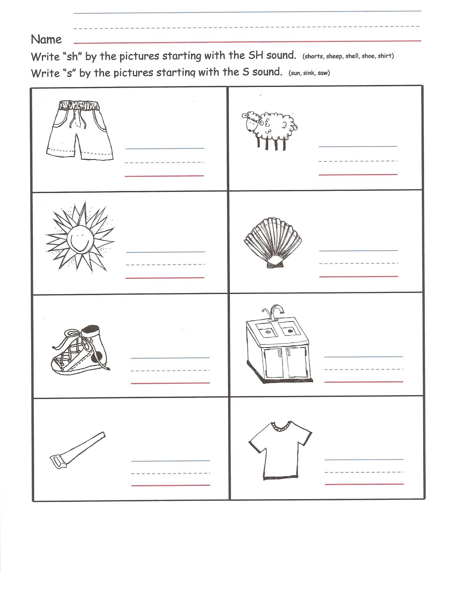 worksheets that work identify