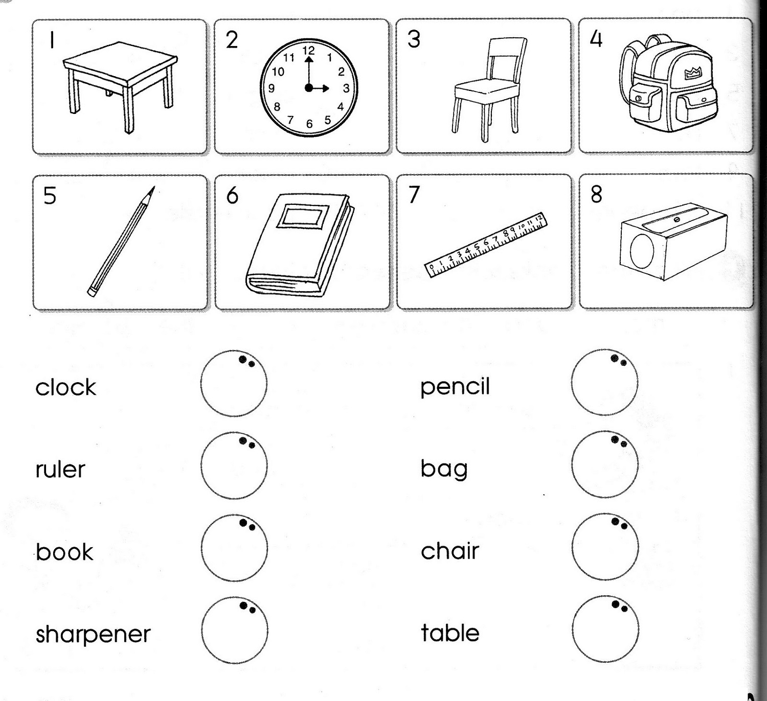 worksheets that work matching