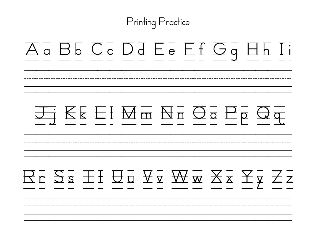 Printable Alphabet Capital And Lowercase / It-s fun to review the alphabet with these pages from the spectrum® language arts for kindergarten workbook that includes an abc chart and an activity that .