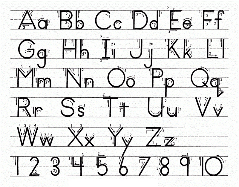 letters and numbers for kids practice