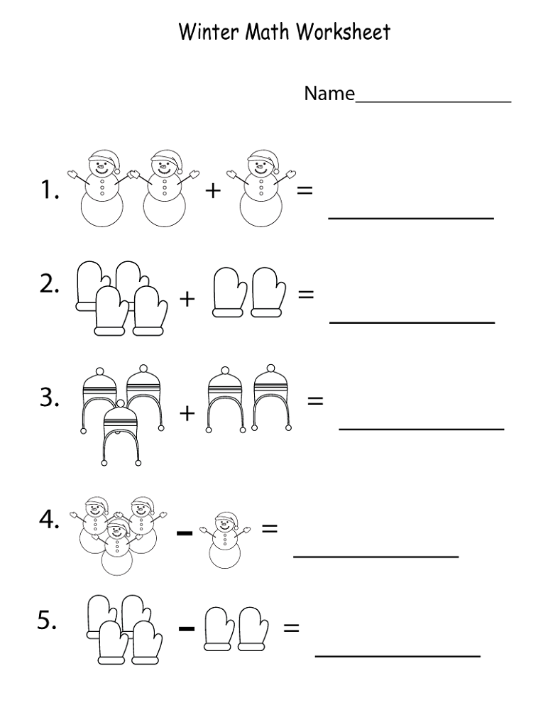 free math worksheets 1st grade