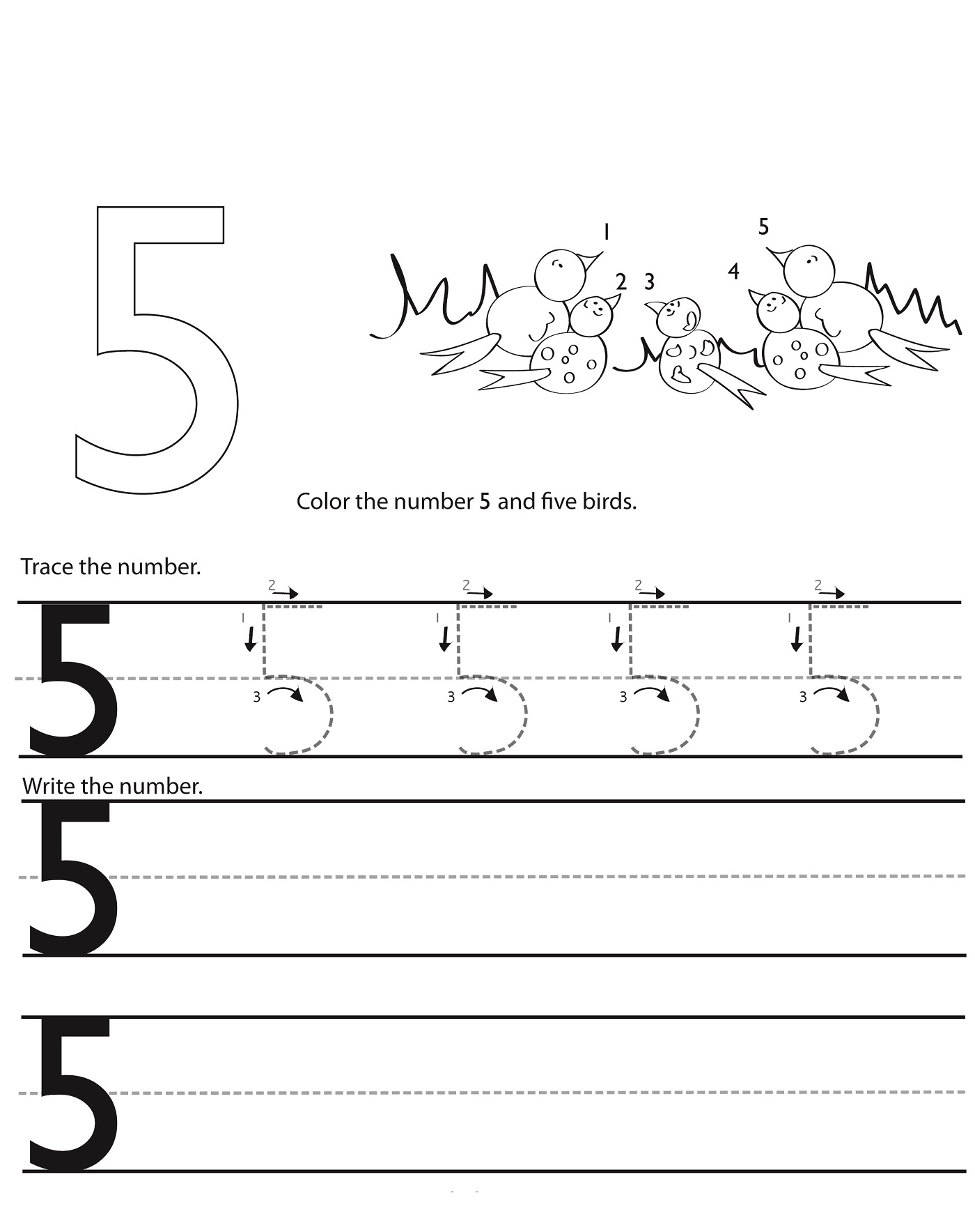 free printable kindergarten number worksheets activity shelter