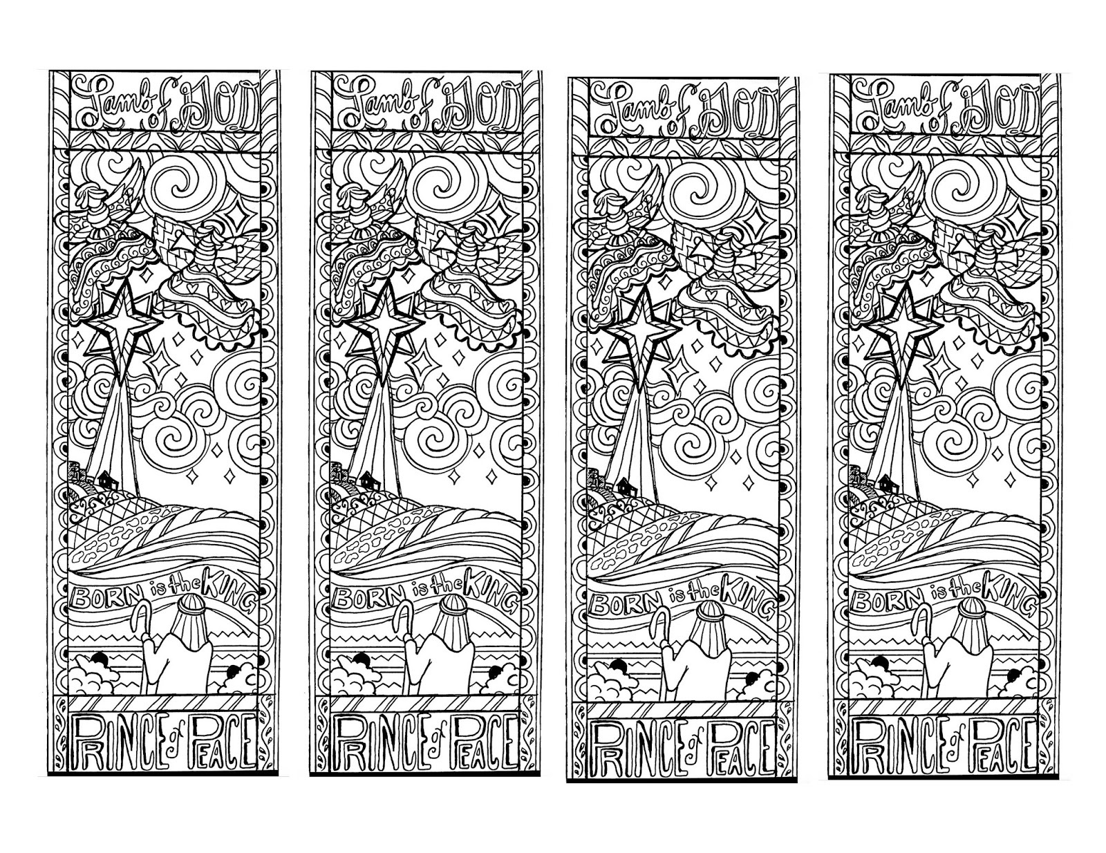 Free Printable Reading Bookmarks Black And White