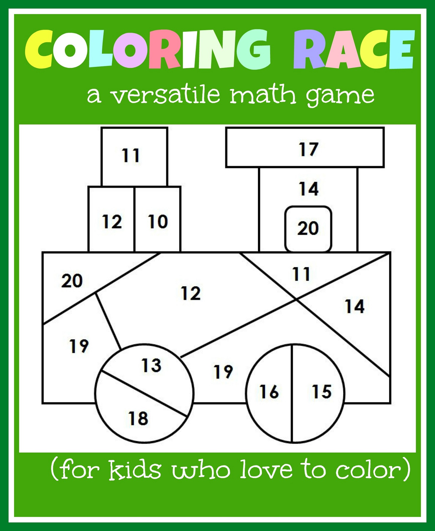 kids paper games color