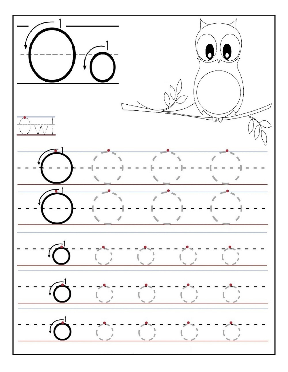 tracing-letter-o-worksheets-activity-shelter