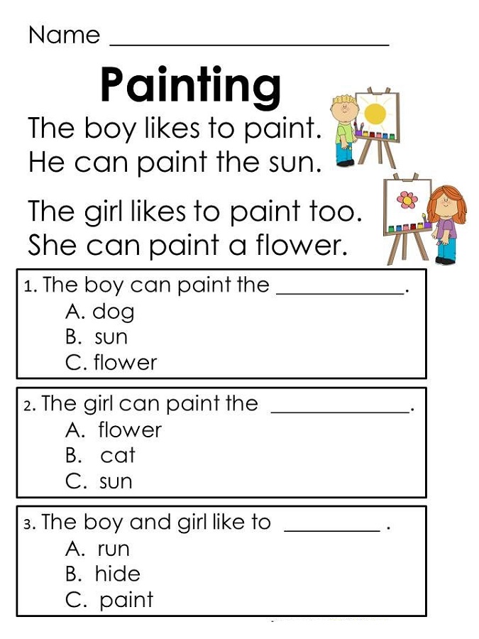 free printable literacy worksheets elementary