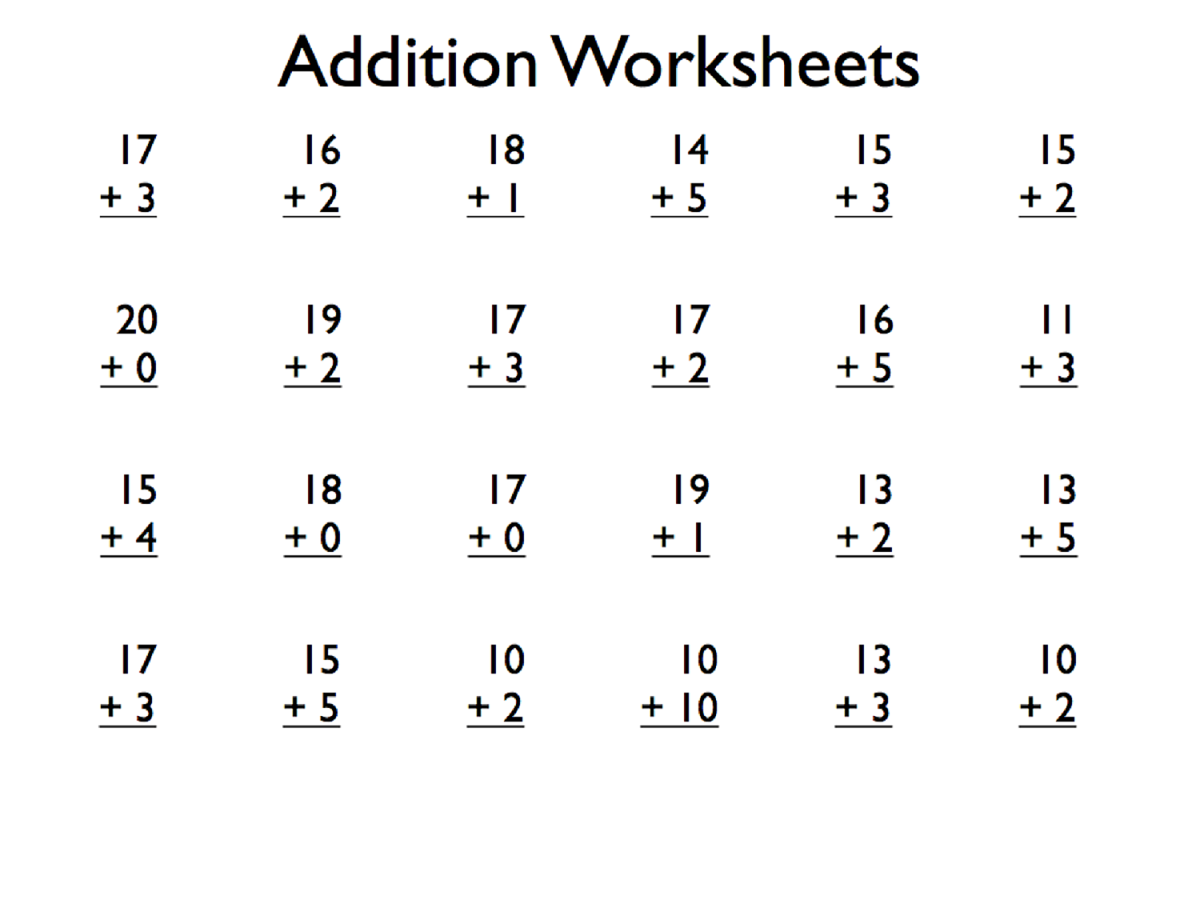 Printable Grade 1 Math Worksheets | Activity Shelter