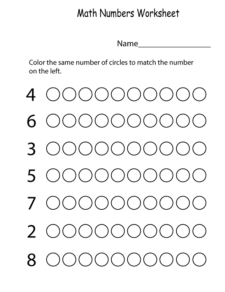 kindergarten homework printable