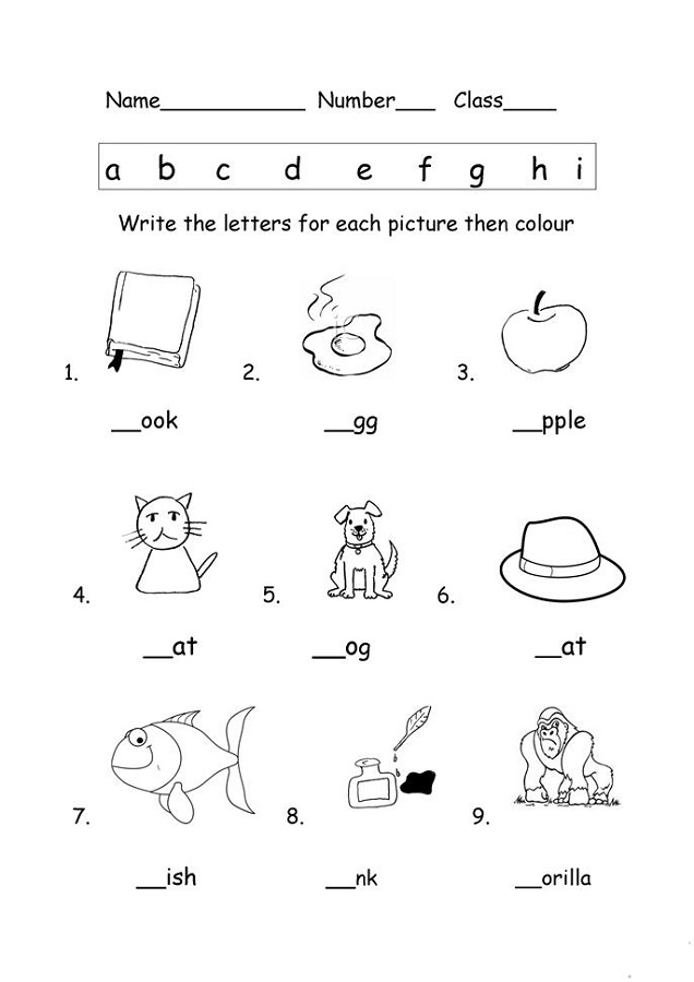 printable worksheets letters