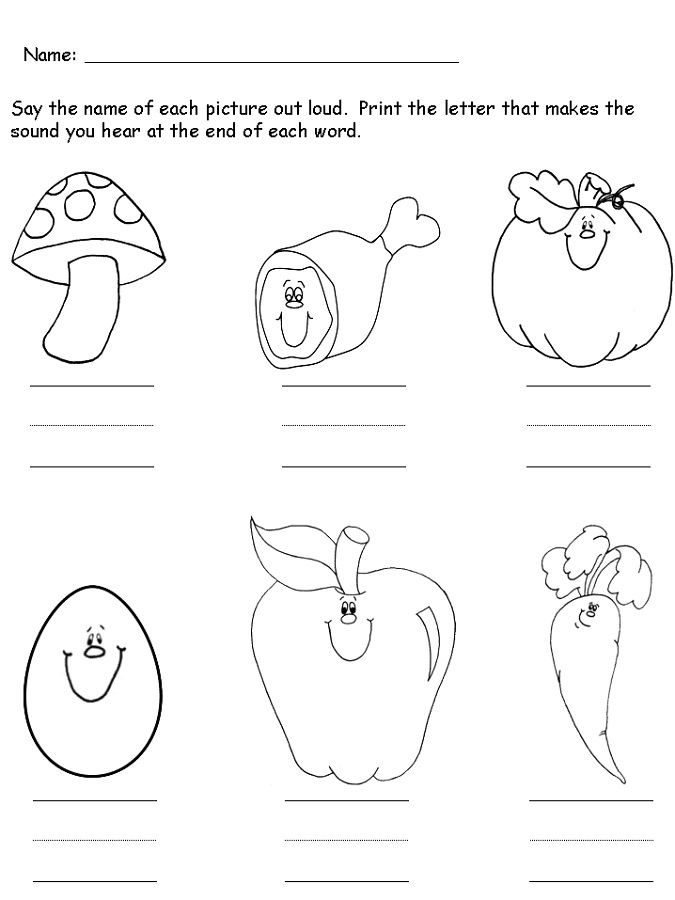 toddler learning printables vegetables