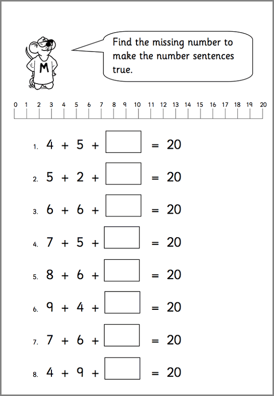year 2 maths worksheets free addition