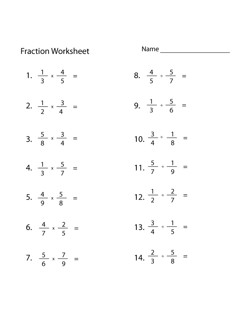 Free Printable 6th Grade Worksheets