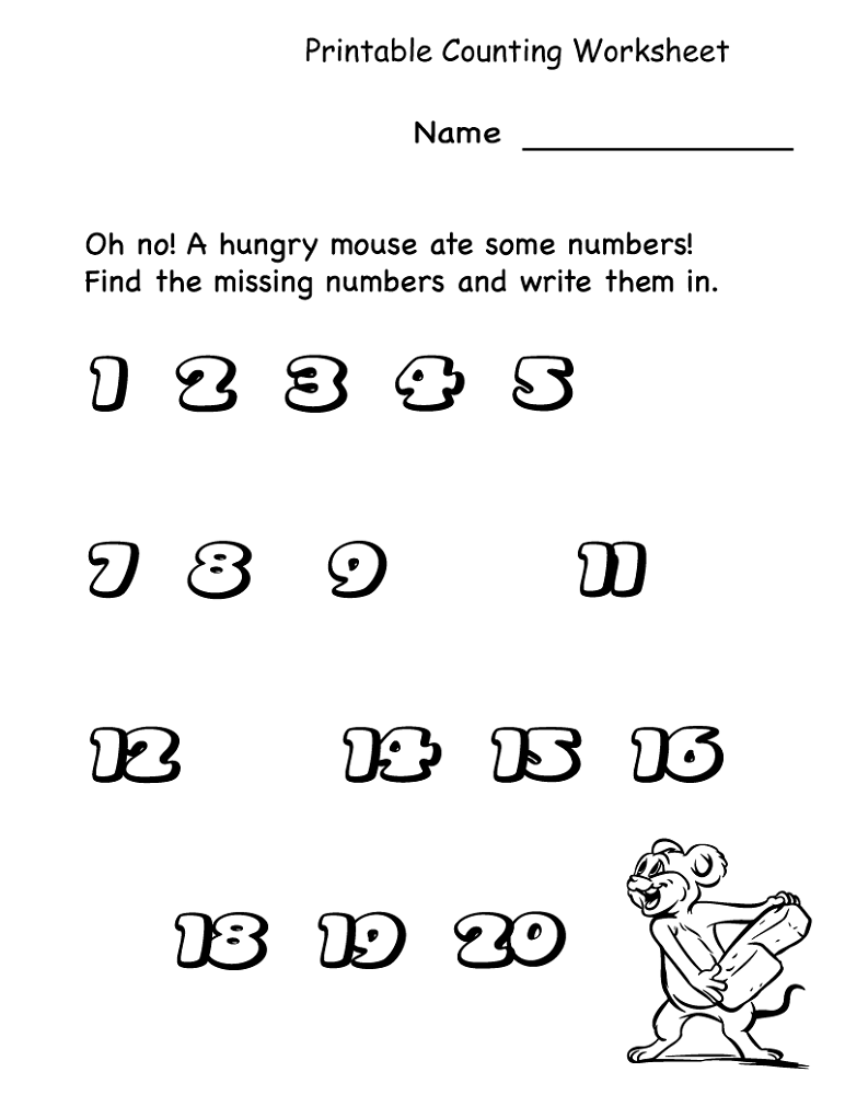 free elementary worksheets number