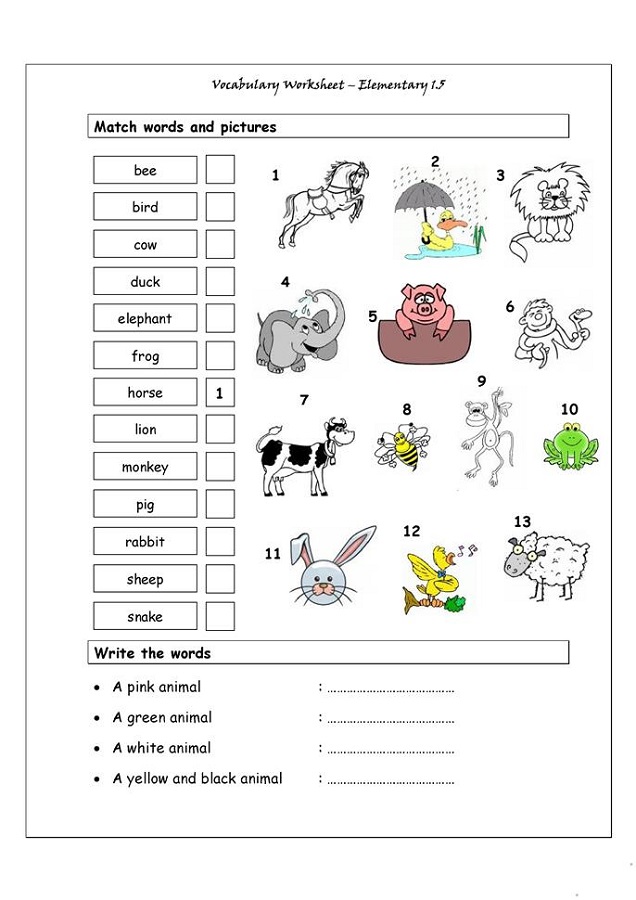 free elementary worksheets printable