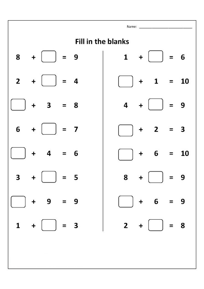 Math Worksheets for 1st Grade | Activity Shelter