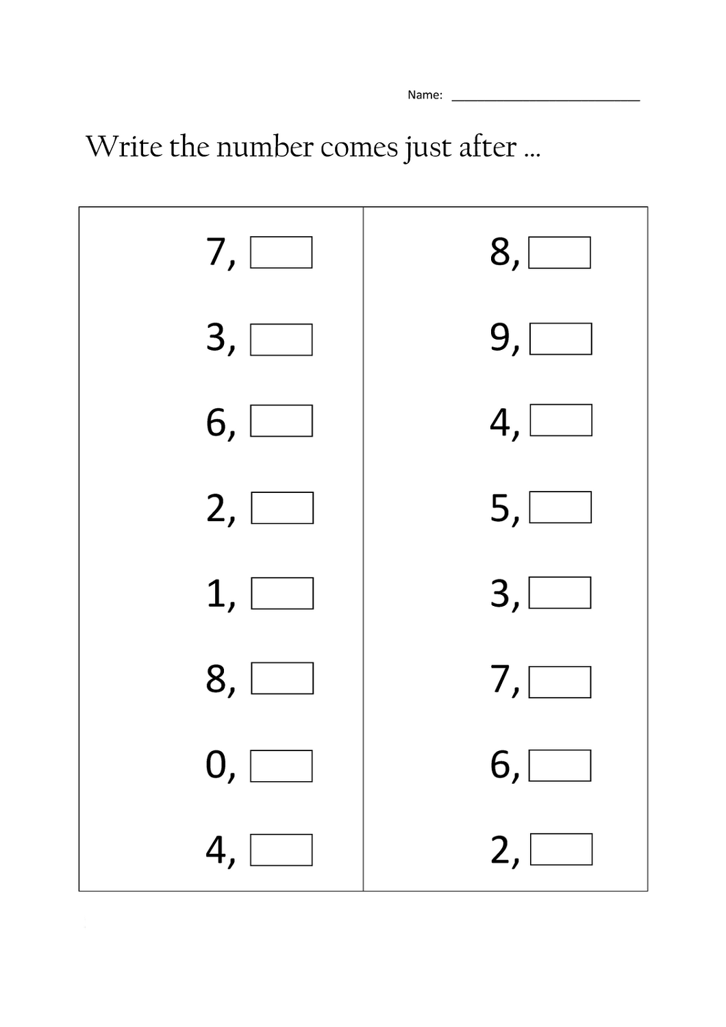 free math worksheets for kids kindergarten