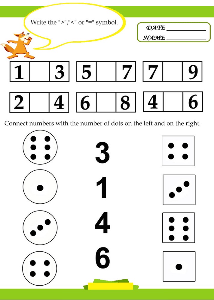 free math worksheets for kids printable