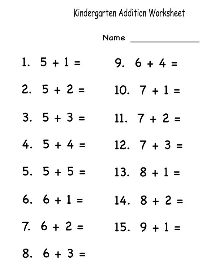 free preschool worksheets to print math