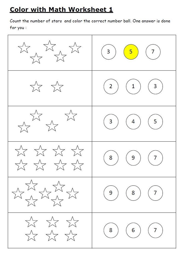 free numeracy worksheets print out