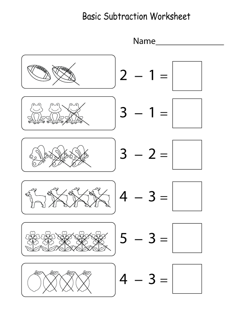 Free Printable Basic Math Worksheets | Activity Shelter