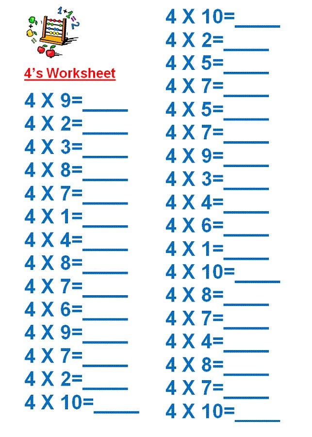 free third grade math worksheets to print
