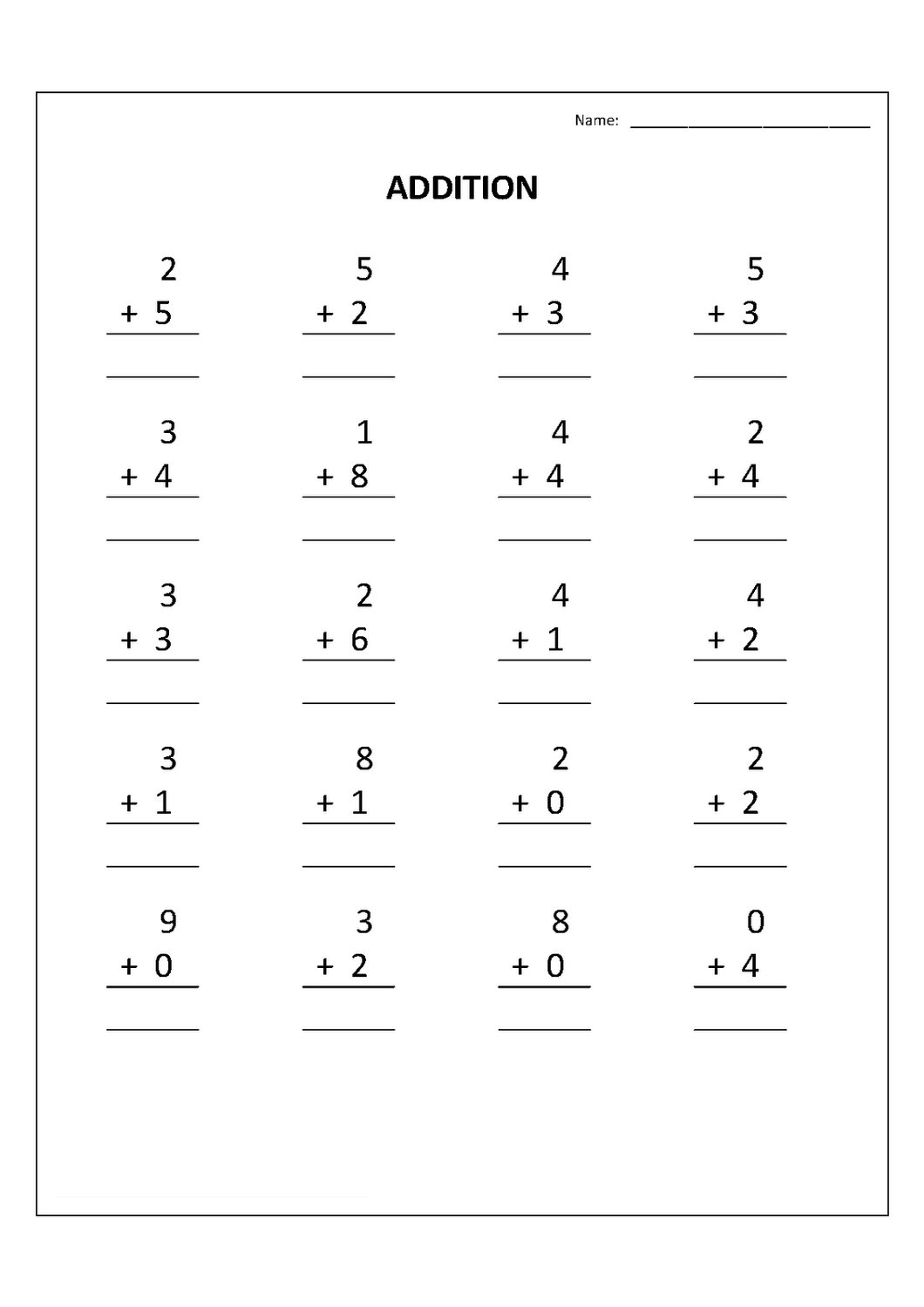 Maths Online Worksheets | Activity Shelter