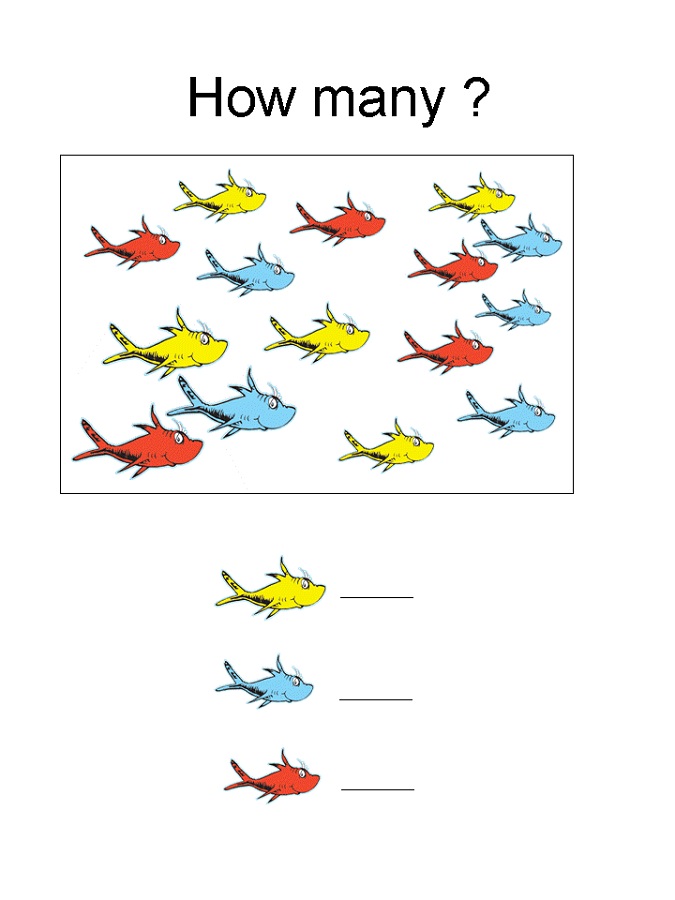 online worksheets for kindergarten fish