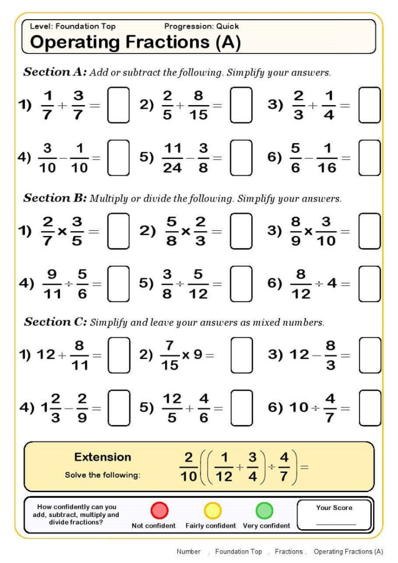 year 4 maths extension worksheets