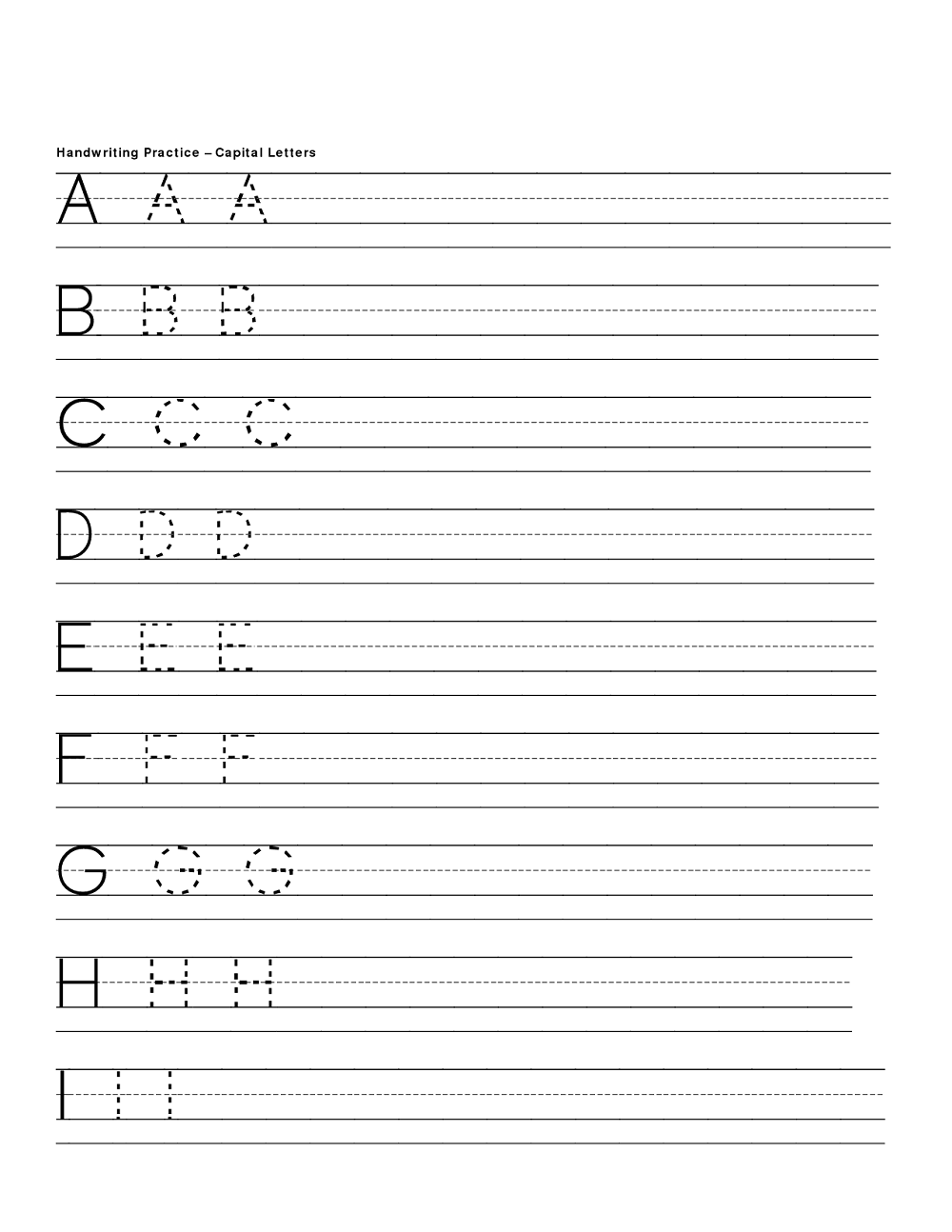 alphabet practice worksheets printable
