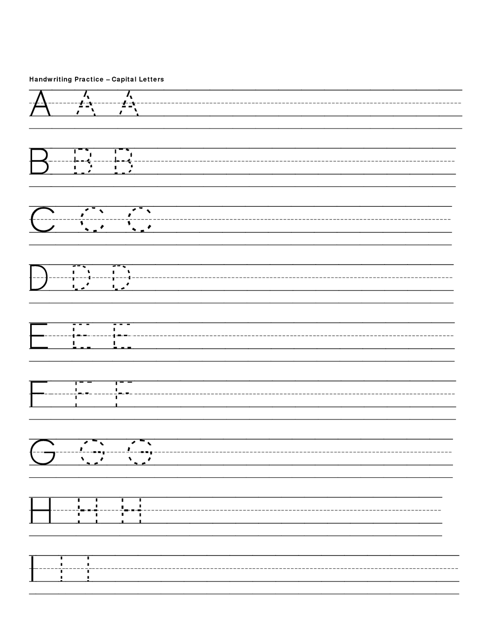 alphabet practice worksheets activity shelter