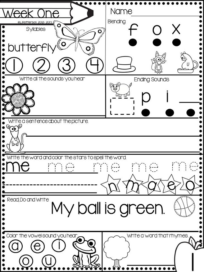 Free School Work Sheets | Activity Shelter