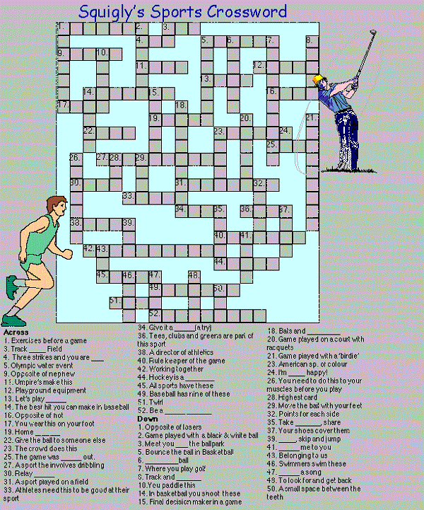 Basketball Crossword Puzzles | Activity Shelter