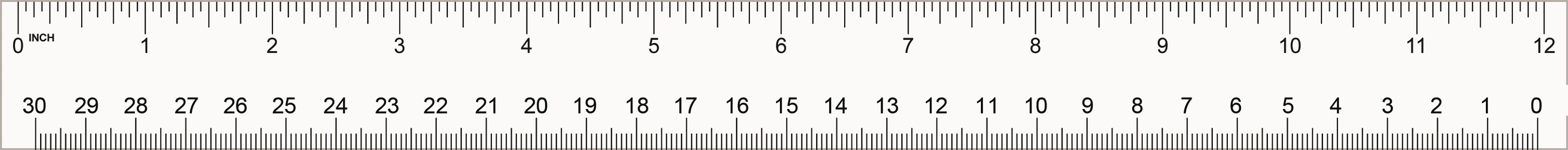 Printable Inch Rulers - Printable Templates