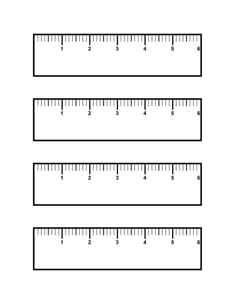 Blank Ruler Templates Activity Shelter