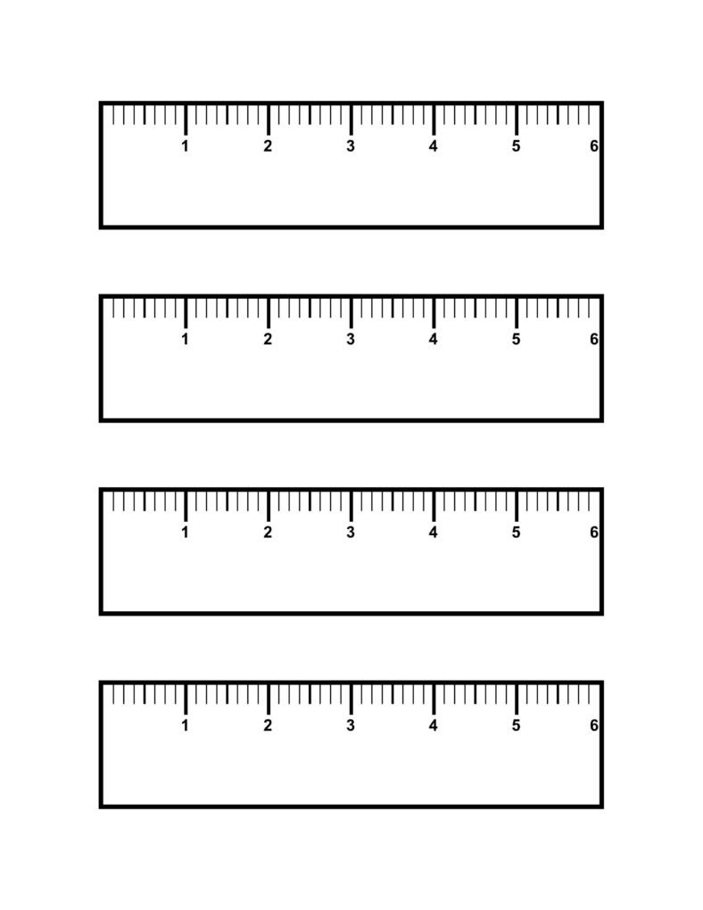 Blank Ruler Templates Activity Shelter